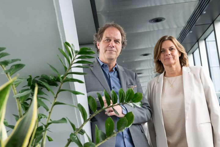 Pär Holmgren och Isabella Lövin. Foto: EU-parlamentet