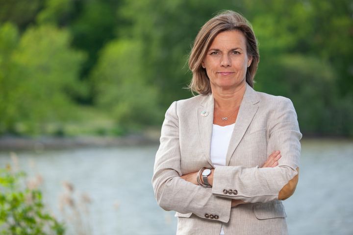 Isabella Lövin, EU-parlamentariker för Miljöpartiet och gruppledare i fiskeriutskottet