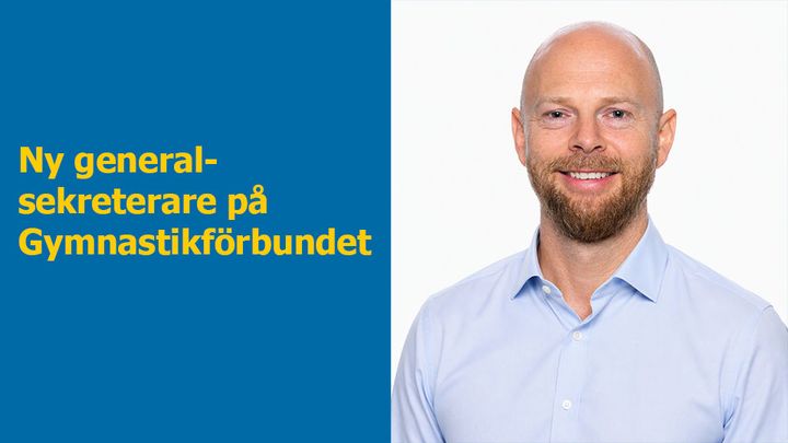 Porträtt av Daniel Johnson, ny generalsekreterare på Gymnastikförbundet.