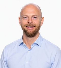 Porträtt av Daniel Johnson, generalsekreterare för Gymnastikförbundet.