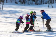 Skidskola med Friluftsfrämjandet. Foto: Anders Robertsson