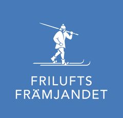 Friluftsfrämjandet logga stående blå