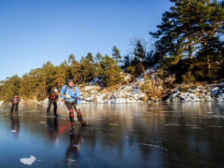 Friluftsframjandet långfärdsskridsko