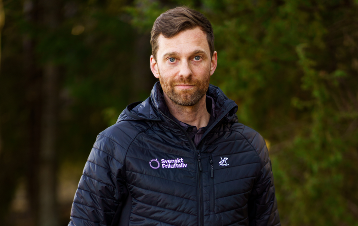 Mathias Mellgren, kommuikations och påverkansansvarig Svenskt Friluftsliv