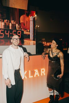 Jack Parker och Josephine Sondlo, ägare av Bar Afterglow