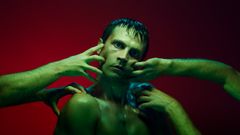 Skådespelaren Marcus Vögeli som Frankensteins monster