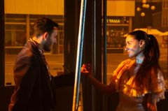 Adam Kais och Ranja Barvary i Les Misérables på Kulturhuset Stadsteatern Vällingby.