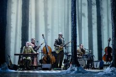 Orkestern som spelar