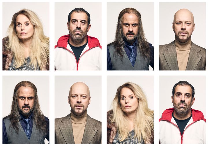 Fyra skådespelare i Personkrets 3:1.