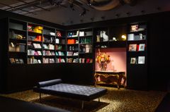 Nick Caves bibliotek i samband med Nick Cave The Devil – A Life (Collection Museum Voorlinden) på Kulturhuset Stadsteatern.