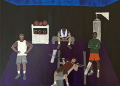 Konstverk av Asadi Ghaffari, visas på Husby Konstsalong 11 april-3 maj