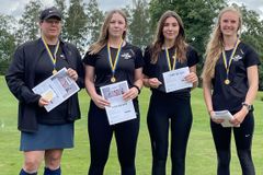 Footgolf-SM 2021 guld dam lag Footgolf-SM 2021 guld dam lag - Team Olandsbygden