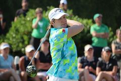 AIE2019 Annika Sörenstam clinic Annika Sörenstam vid sin clinic i samband med ANNIKA Invitational 2019 på Vasatorps Golfklubb.