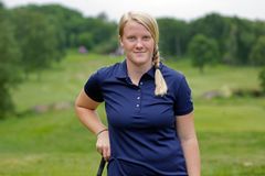 Ingrid Lindblad porträtt Ingrid Lindblad vid flicklandslagsträff i maj 2018.