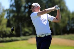 Rasmus Lia sving 2 Handigolflandslagets Rasmus Lia svingar under Henrik Stenson Handicamp 2018 på Barsebäck.