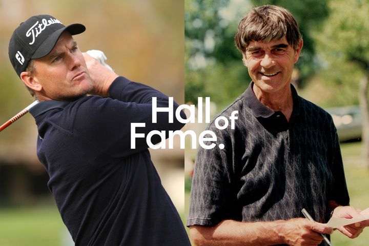 Robert Karlsson, förste svensk att vinna Europatourens Order of Merit samt John Cockin, en av Sveriges mest inflytelserika PGA-tränare får Golfsveriges högsta utmärkelse Hall of Fame.