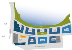 Karta över Skeppsbron med kvartersnummer