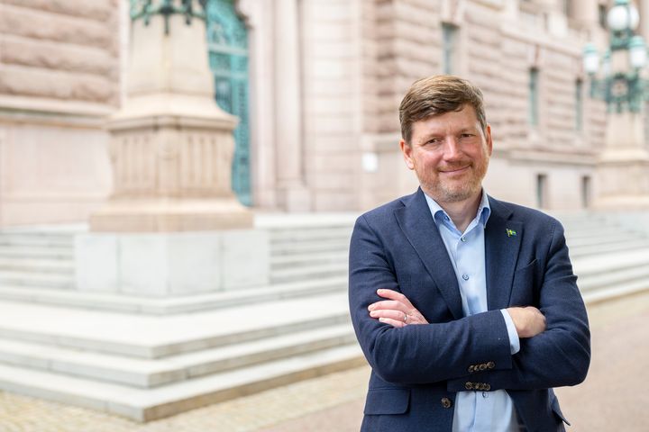 Martin Ådahl, riksdagsledamot Stockholms stad. Ekonomisk-politisk talesperson.