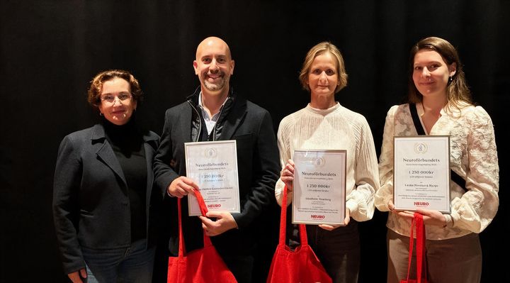 Från vänster: Eva Helmersson, Andre Ortlieb Guerreiro Cacais, Charlotte Ytterberg och Sigrun Jónsdóttir (Johan Mellergård kunde inte medverka).
