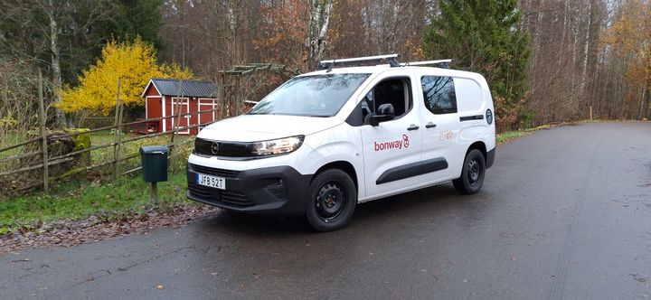 Bonway har investerat i 140 nya Opel Combo Electric. Foto: Bonway