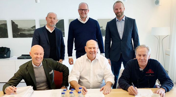 Beijer Byggmaterial (övre raden): Mats Viklund Deilert, Geir Thomas Fossum, Magnus Thorson. Bygg-Ole (nedre raden): Fredrik Källman, Ole Gustafsson, Gunnar Gustafsson.