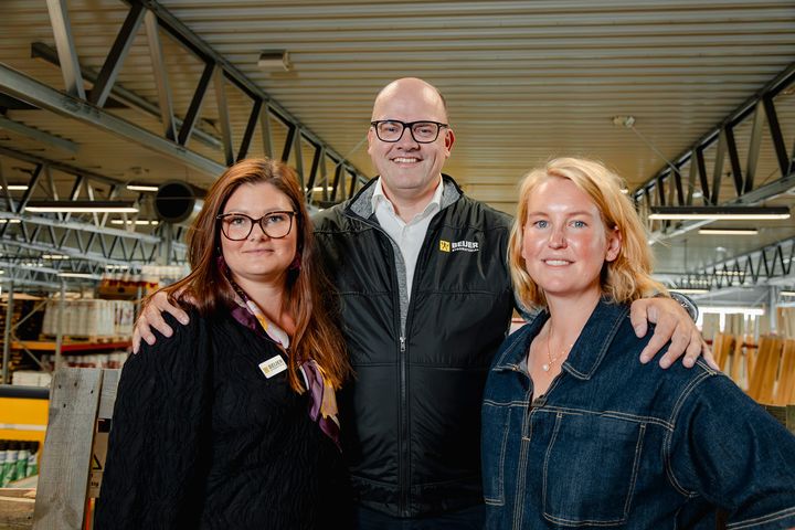 Från vänster i bild: Alexandra Rosenkvist, Geir Thomas Fossum, Emma Bonnevier