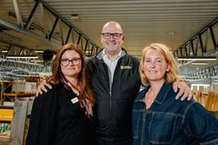 Från vänster i bild: Alexandra Rosenkvist, Geir thomas Fossum, Emma Bonnevier