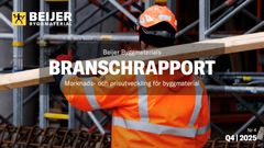 Svensk byggsektor sticker ut med positiva signaler - fortsatt återhämtning inför 2026