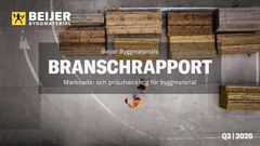 Beijer Byggmaterials Branschrapport Q2, 2026