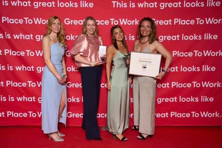 Från vänster: Linda Levin, Anna-Maria Jakobsson, Nathalie Lindquist, Sandra Strand