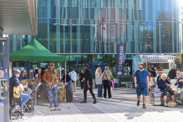 Hållbarhetsfestivalen Terra Viva fyllde Ebbepark med besökare.