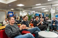 I publiken satt representanter från spelbranschen, investerare och lokalt näringsliv, samlade för att ta del av pitcharna och knyta nya kontakter.