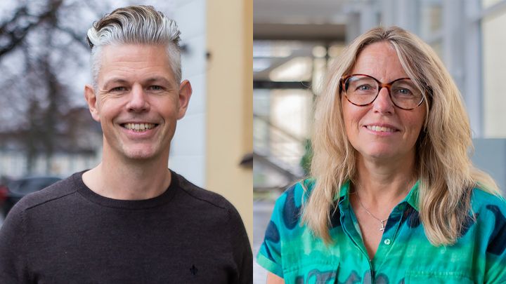 David Hallman och Camilla Zetterberg.