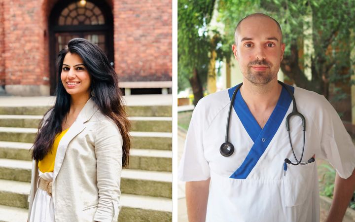 Eliya Abedi och Alexander Dangler