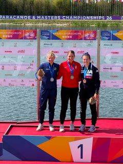 Medaljörerna K1 1000 m EM 2026