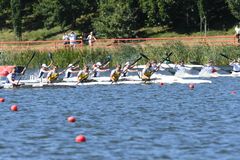 Semifinal K4 500 m. Sverige mot en efterlängtad och välförtjänt VM-finalplats.