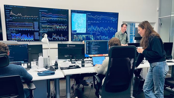 Energy trading is taking place live at the Flower office.