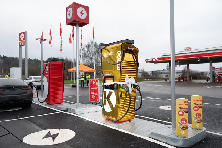 Circle K öppnar sin 1000:e laddplats