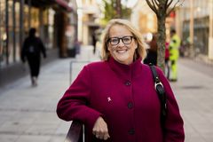 Theres Sahlström (M) kommunstyrelsens ordförande