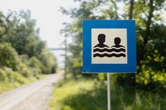 Bada tillsammans_skylt