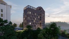 Visualisering av Tumba Port