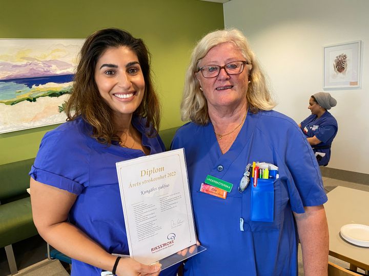 Mehrnoush Aroush, överläkare, och Eva Eriksson, undersköterska, har båda bidragit stort till kompetensutvecklingen som lett fram till priset.