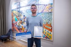 Vinnare av Medarbetarnas kvalitetspris: Transplantationscentrum. Jens Böhmer, överläkare.