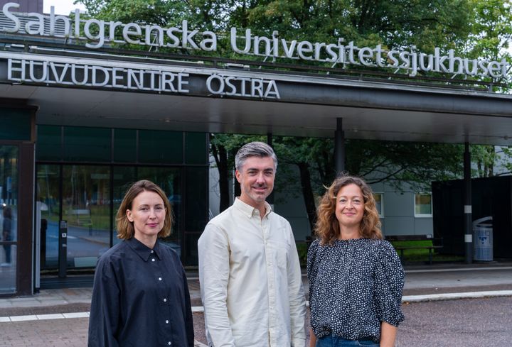 Karin Ervander, sjukhusövergripande AT-studierektor, Johan Tengroth, AT-läkarchef och Gunhild Olsson, sjukhusövergripande AT-studierektor.