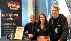 Jeanette, Amanda och Jonas på Mottagning för unga män (MUM) i Kungälv