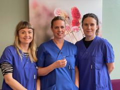 Barnmorskorna Sofie Kruse Lisa Niklasson och Carita Hallberg, hälsar kvinnor  som behöver hjälp med P-stav eller spiral, välkomna till någon av de lördagsöppna barnmorskemottagningarna.