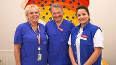 Petra Hedlund, vårdenhetschef, Jonel Pasula, verksamhetsöverläkare och Nurr Al-Azzawi, vårdenhetsöverläkare.