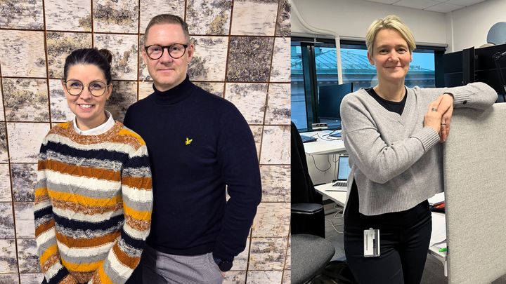 Eva-Berg, vårdenhetschef arbetsterapi och fysioterapi i NU-sjukvården, Jonas-Blank, verksamhetschef paramedicin i NU-sjukvården och Malin Wittholt, projektledare VGR.