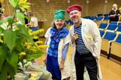 Under patientsäkerhetsdagen  berättade sjukhusclownerna om sitt arbete på sjukhuset - om hur lek och fantasi kan få barnen att glömma sjukdomen en stund.