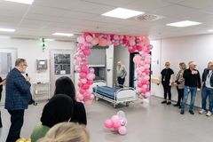 Första sängen åker in i sängtvätten.